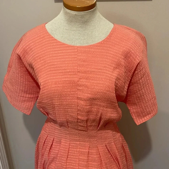 NWT!! Club Monaco - Swing Dress - Coral - Size 12 - Picture 4 of 10